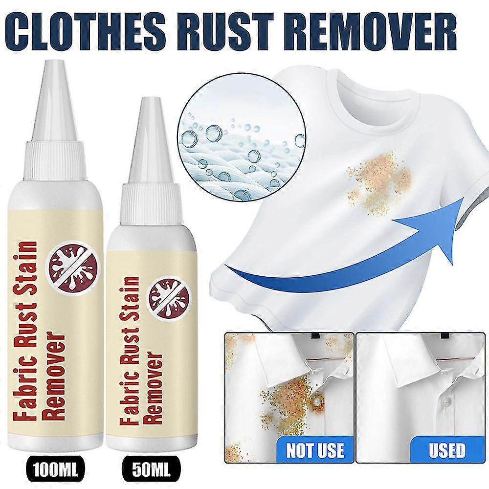 50/100ml Fabric Clothes Rust Stain Remover Multifunctional Household Decontamination Tools