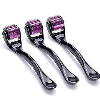 3 Packungen Derma Microneedle Roller für Gesichtskörper - 540 Titan Microneedle Roller für den Heimgebrauch