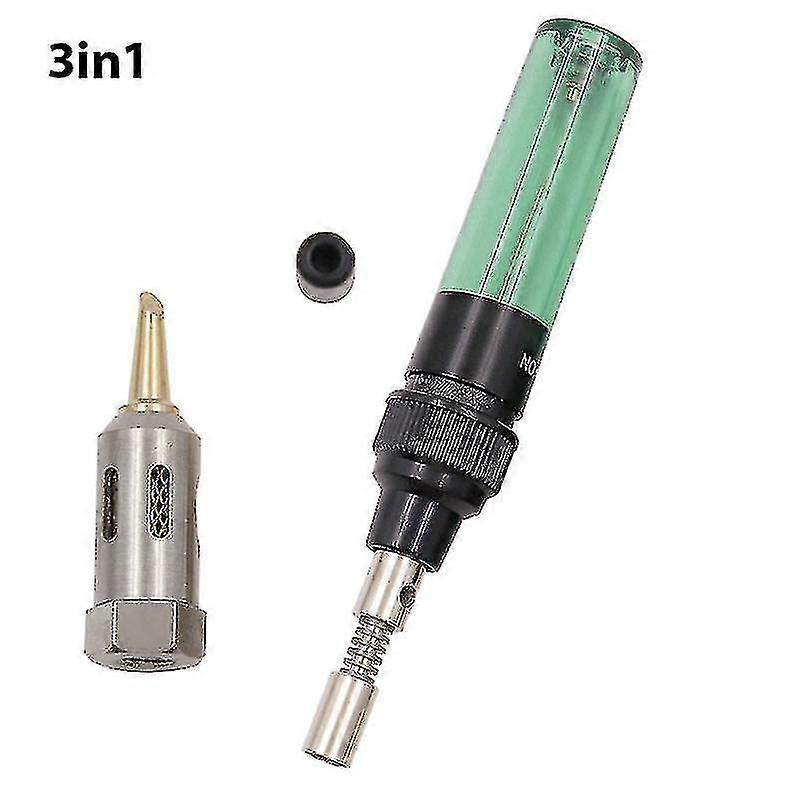 3 In 1 Soldering Irons Set Welding Pen Burner Gas Soldering Iron Butane Tip Tool
