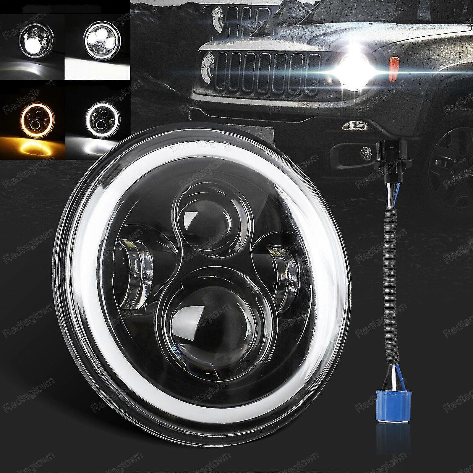 Led Headlight For Jeep Wrangler Jk Lj Tj Cj
