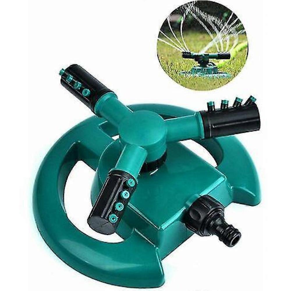 Automatic Garden And Lawn Sprinkler - With 360 Rotating Sprinkler System - For Even Watering Thanks To The Rotating Precision Spray Heads