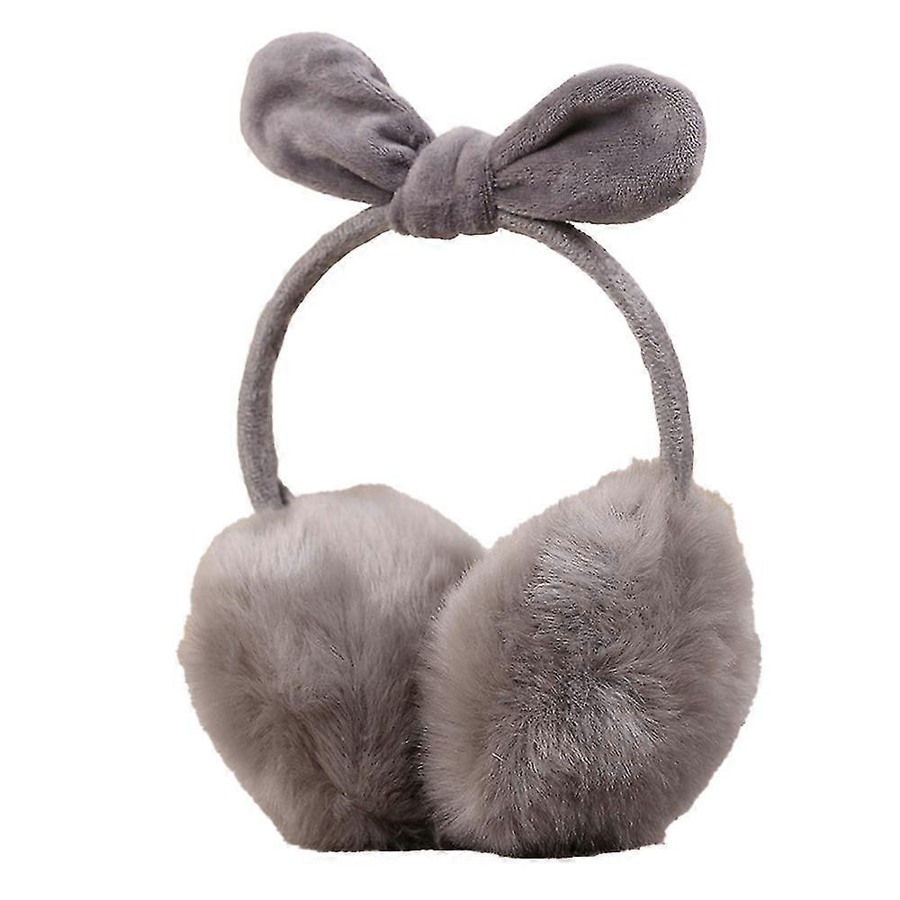 Bow-tie Design Earmuffs Rabbit Ears Warm Winter Earmuffs
