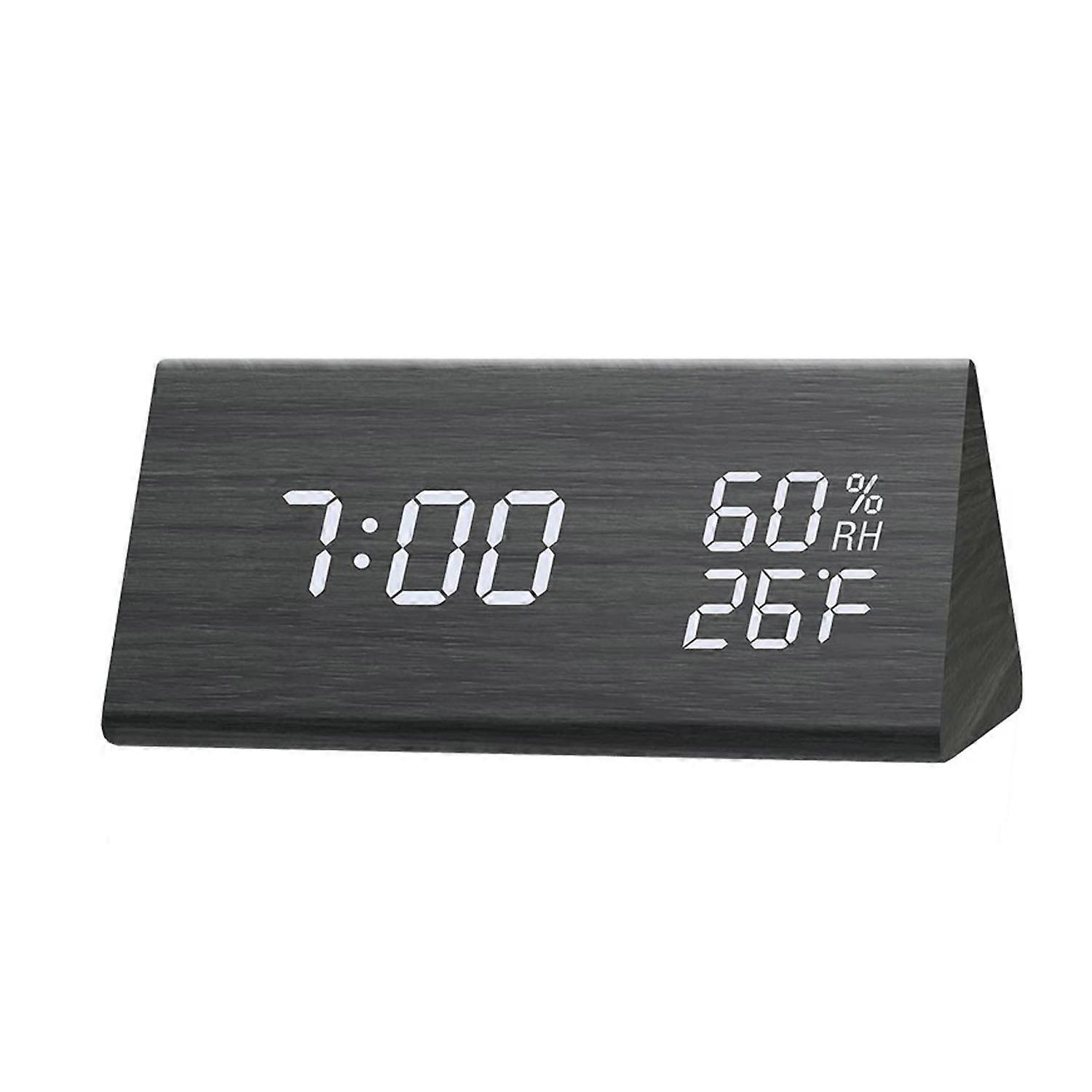 digital alarm clock with large LED display
