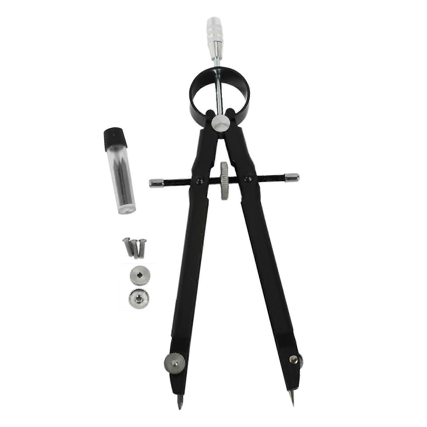 Professional Compass, Compass Geometry Set with Lock, Math & Precision Compass, Metal and Durable compatible with Solid and Plane Precision Tool, Fit 