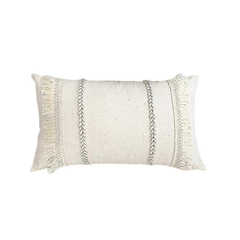Fringe Pillowcase Set Boho Cotton