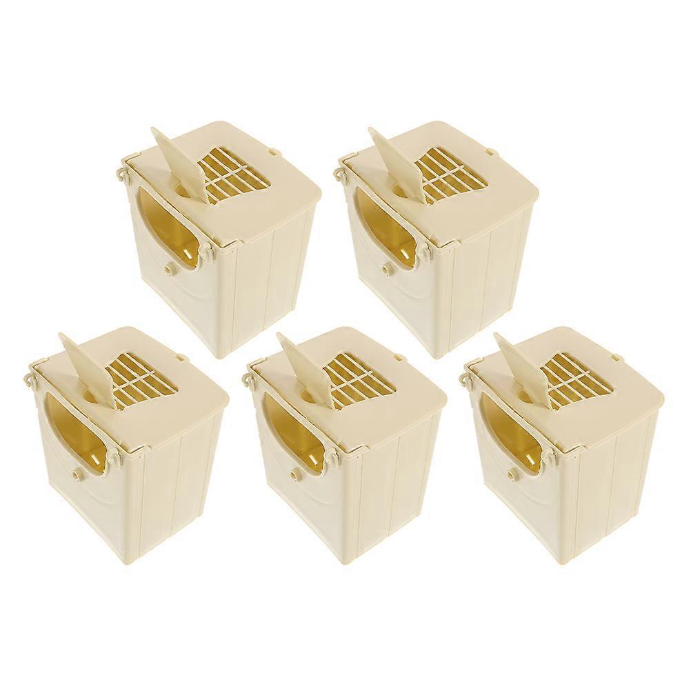 5Pcs Parakeet Nesting Box Bird Nest Breeding Box Cockatiel Parrot Bird Nest Box Nesting Box