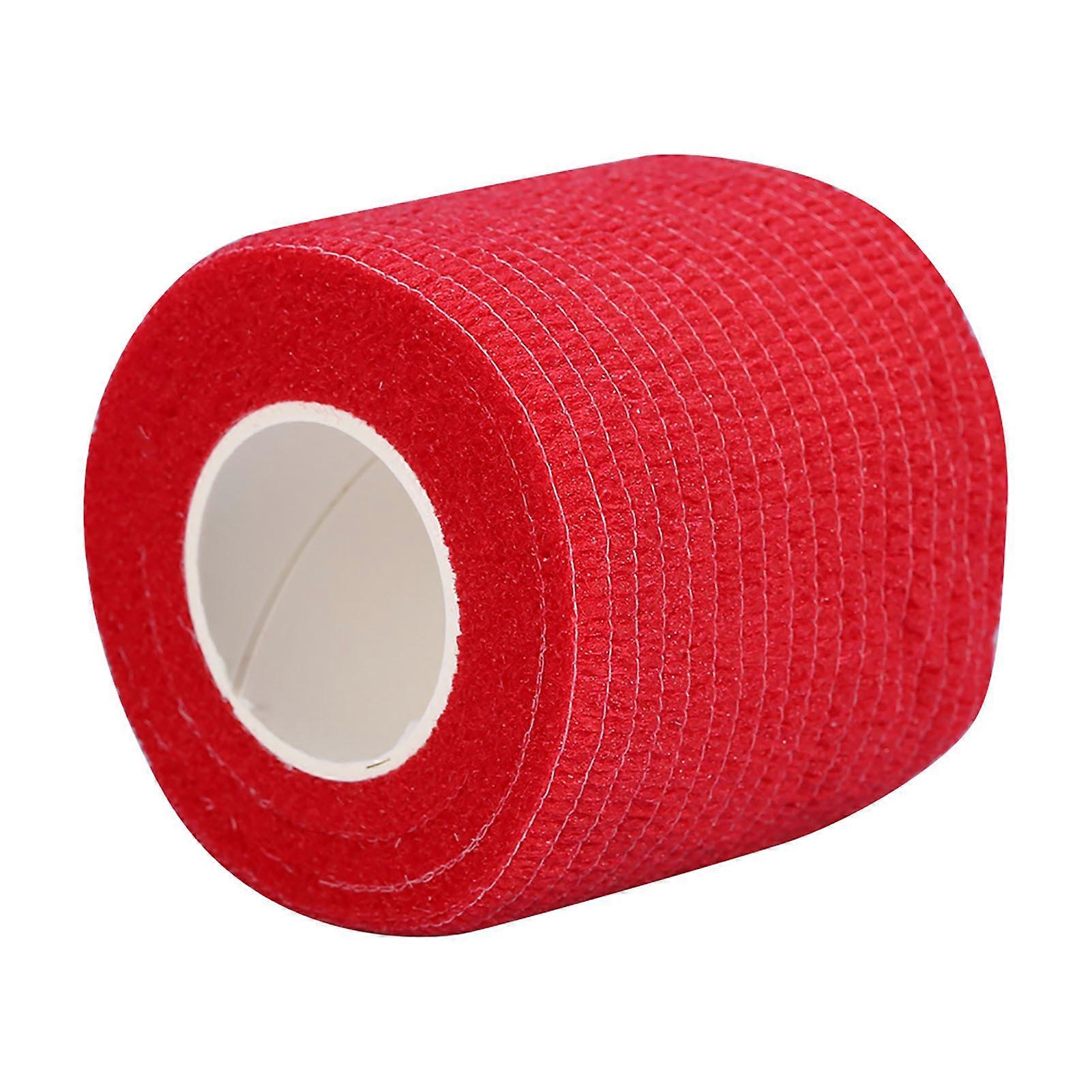 Tattoo Accessory Self Adhesive Elastic Bandage Finger Protection Wrap Sport Tape (Red)