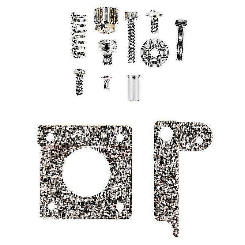 4.2x4.2x1.7cm Golden 3d Printer Accessories 1 Set 3d Printer Parts Mk8 Extruder Aluminum Alloy Block