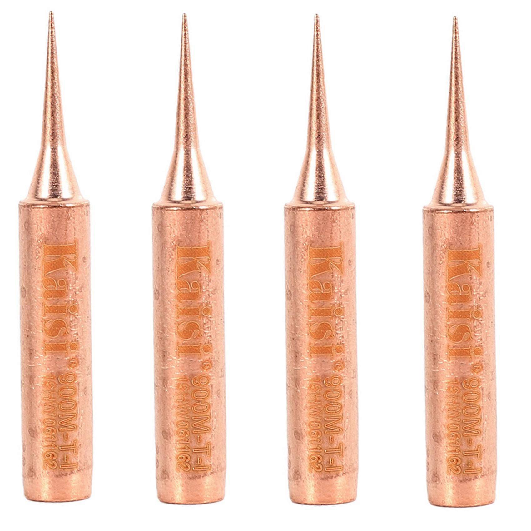 4X Oxygen-Free Copper Soldering Iron Tip 900M-T-I for Solder Station Tools Iron Tips