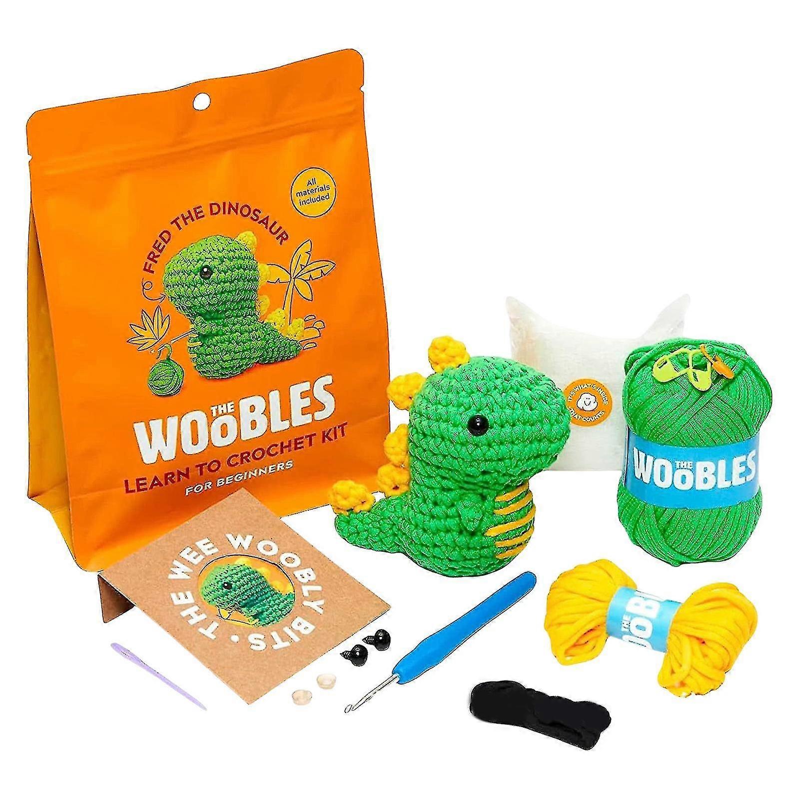 Doll Crochet Set Step-by-Step Video Tutorials Extra Yarn Included Complete Crochet Kit for Beginners