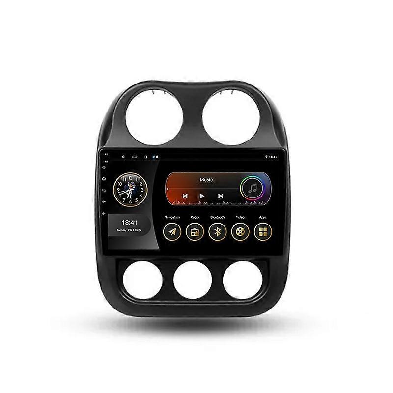 Car Radio For Jeep Compass 1 MK 2009 - 2015 Multimedia Video Player WIFI Navigation
