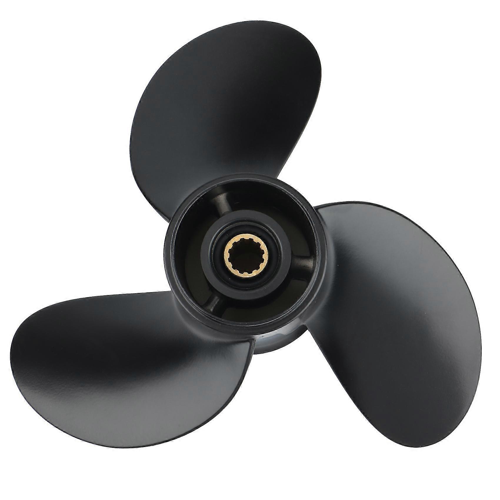 Outboard Propeller For Tohatsu Mercury 8hp 9.9hp 8.5x9 Boat Screw 3 Blade 12 Spline Marine Engine P