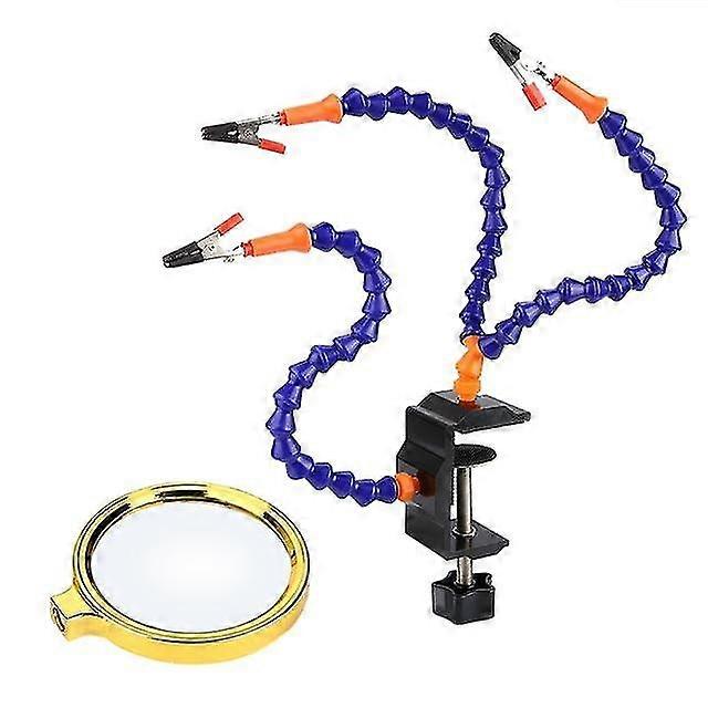 3 Arms Flexible Soldering Station For Rc Fpv Racing Drone Rc Tool  Diy For Repairing With Fan Solder Station Set