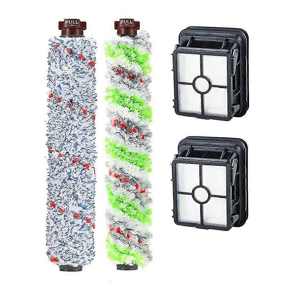 Brush+pet Brush Roll+2 Pack Vacuum Filter For Bissei Crosswave 1868