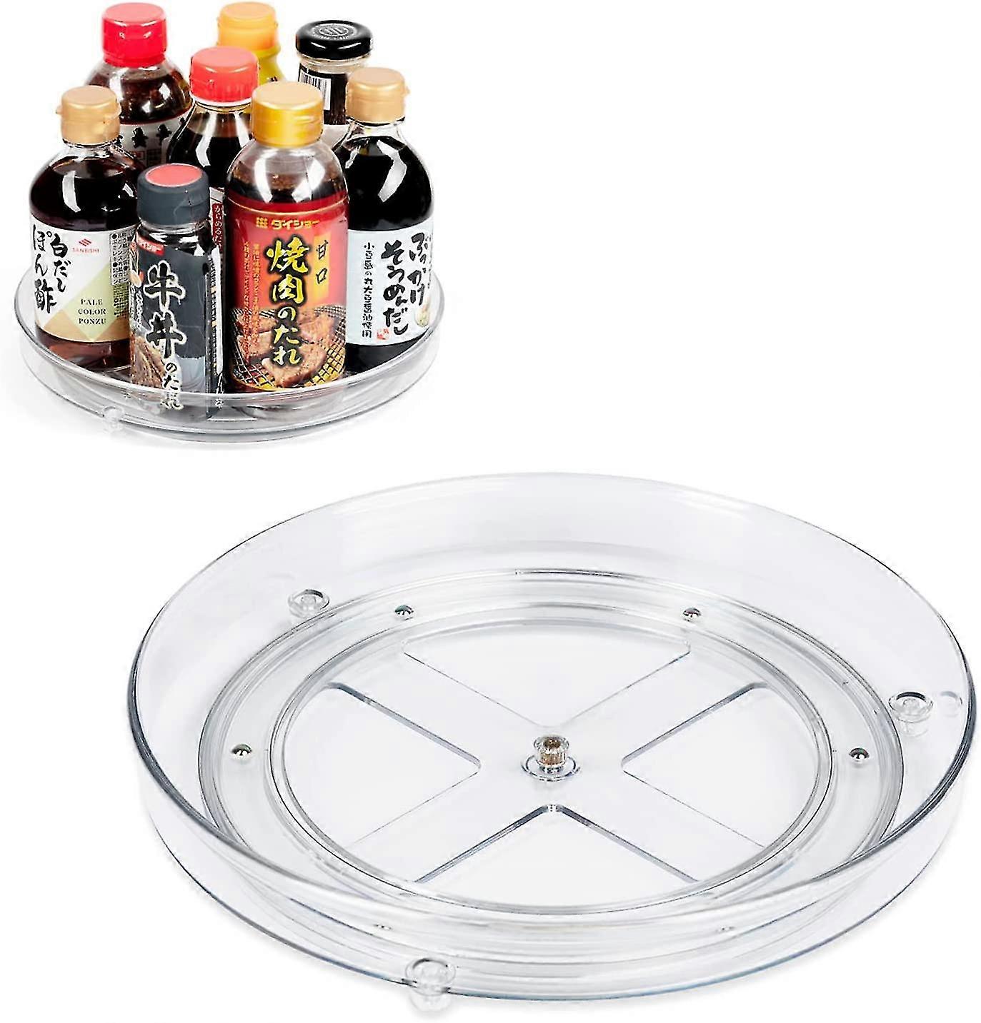 1 Pcs Turntable Cupboard Organizer