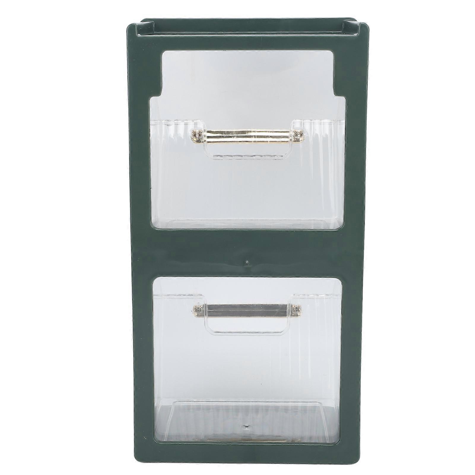 Large Capacity Tea Bag Storage Box Tower Organizer with Easy Access and Decorative Design