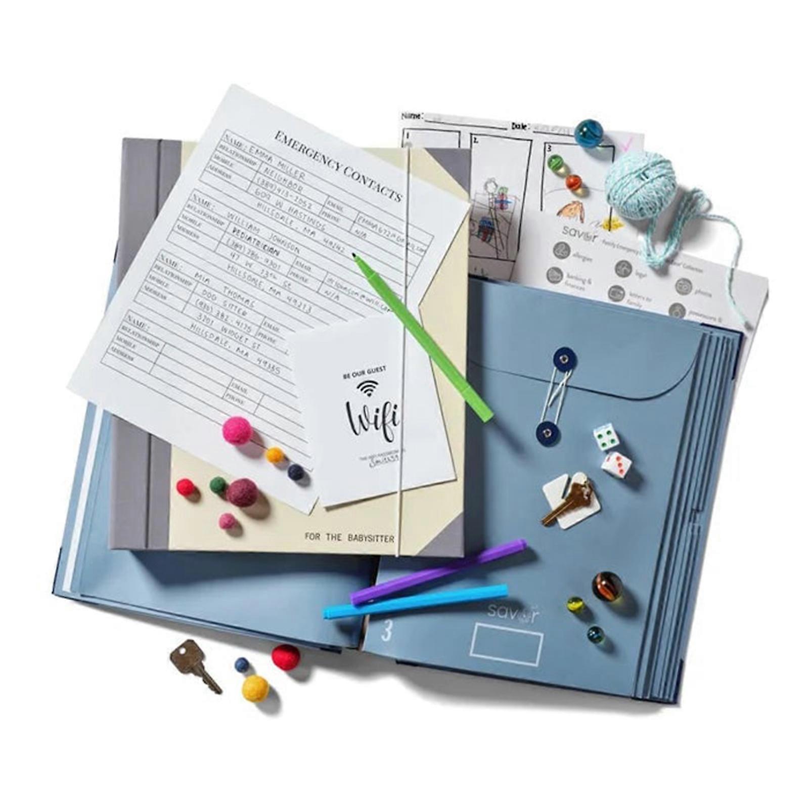 in Case I Go Missing Binder,Document Organizer for Important Papers Plan Binder