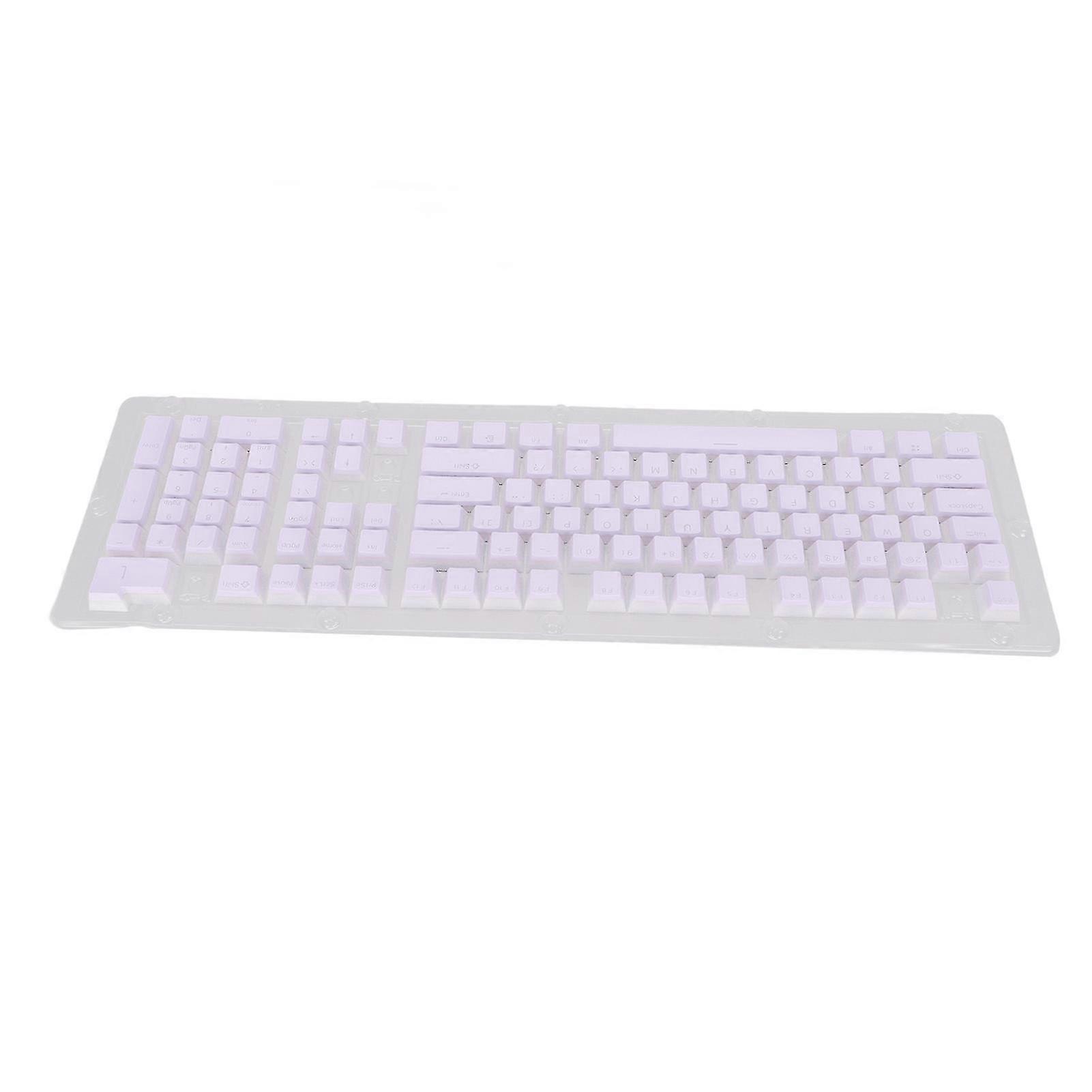 Purple Double Layer PBT Keycaps - 108 Keys for Mechanical Keyboards (61, 87, 104, 108 Key)