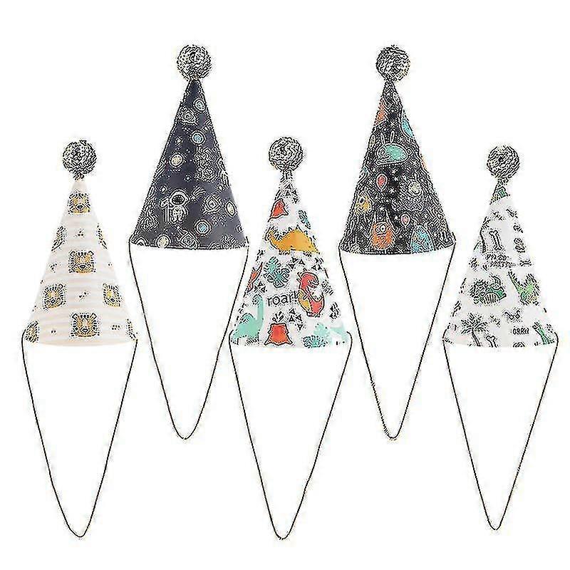 Kindergeburtstagsmütze - 5er-Pack