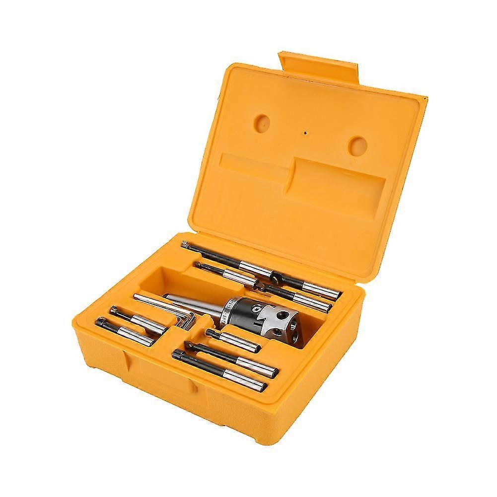 F1-12 50mm Boring Head Set with 12mm Boring Bar - 14pcs Tool Kit