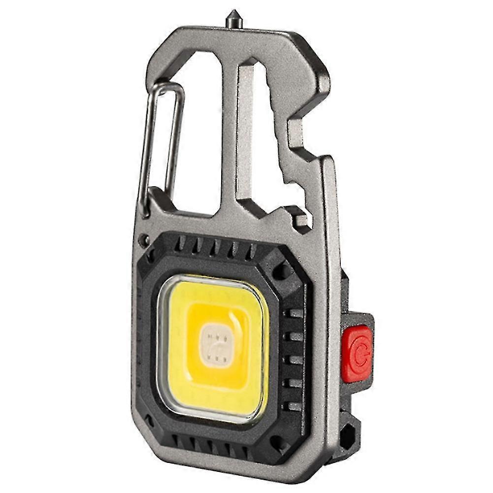 Mini Work Light, 7 Modes, Led Inspection Lights, Keychain Torch, 800 , Rechargeable Work Lamp With Bottle Opener