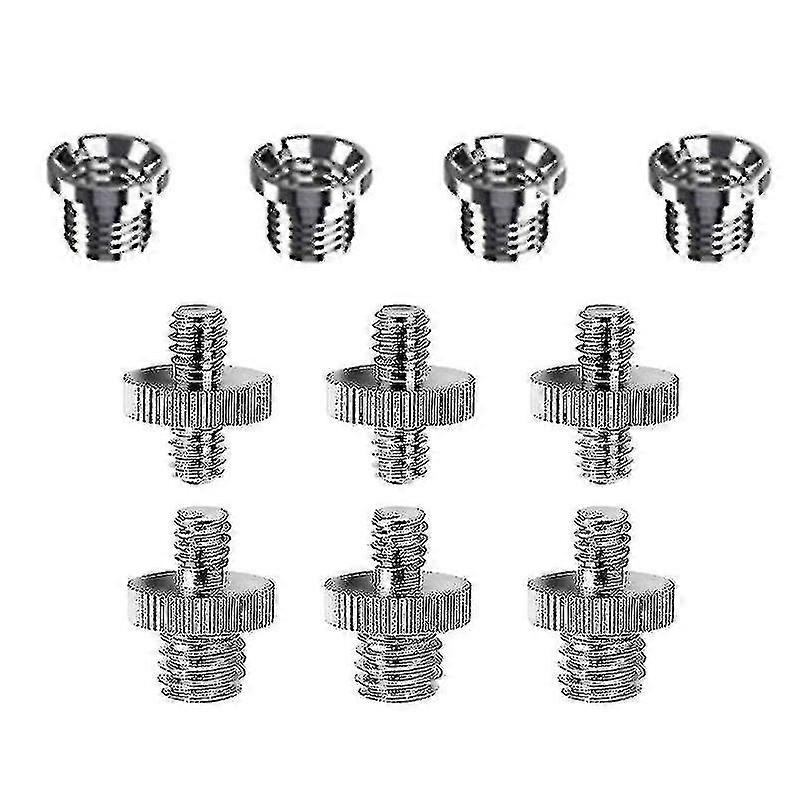 1set 1/4" 3/8" Metal Screw Kits Tripod Mount Convert Adapter Flash Light Stand