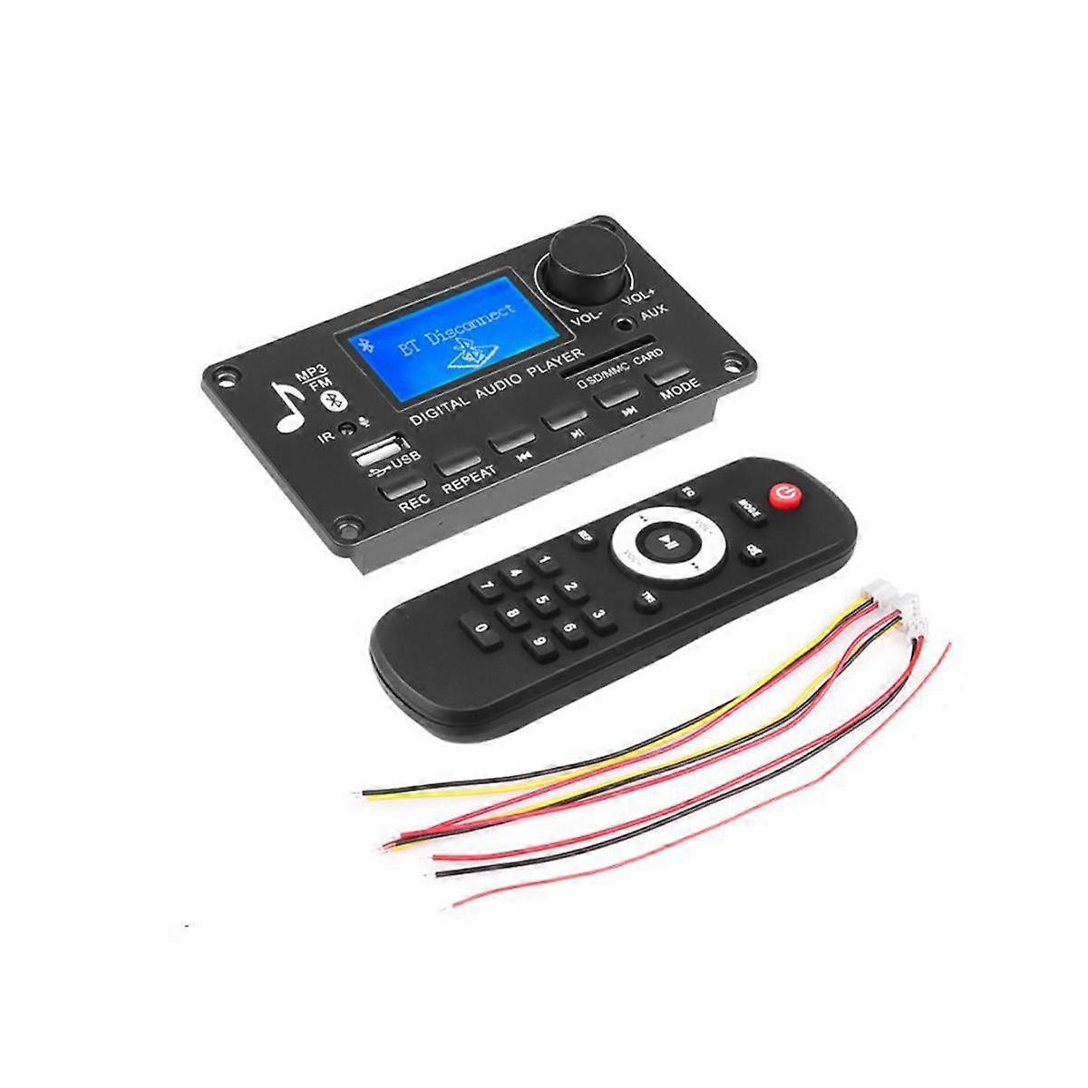 DC 12V MP3 Decoder Board Amplifier Car Radio Receiver Mp3 Player Bluetooth V5.0 USB SD Module MP3 F