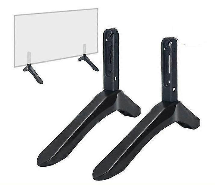 Universal Tv Base Stand Mount Television Bracket Table Holder For 32-65 Inch Tv Home1set-black