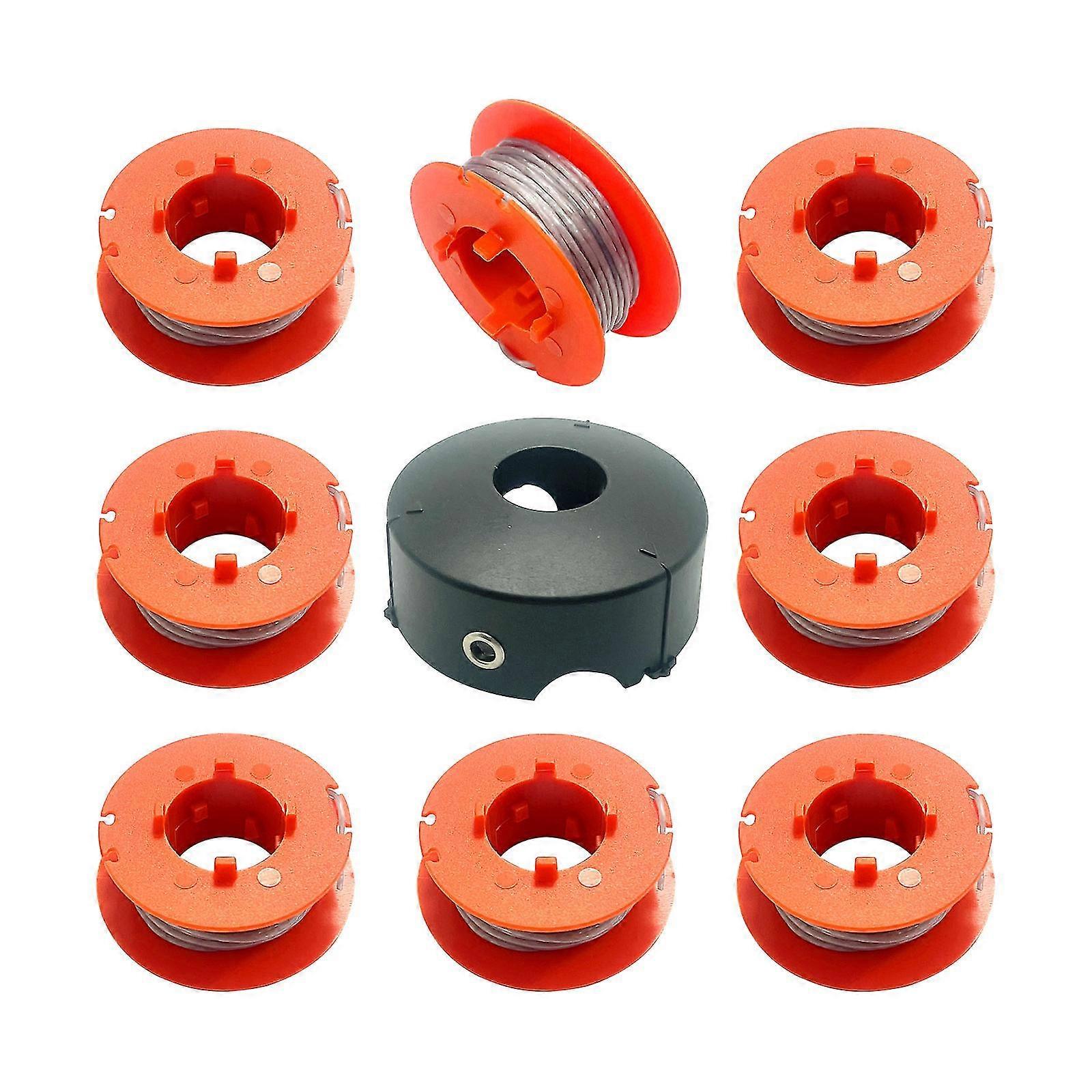 3 Spools 1cover Strimmer Spool Replacement For Art 23 26 30 Grass Trimmer Automatic Spool Line