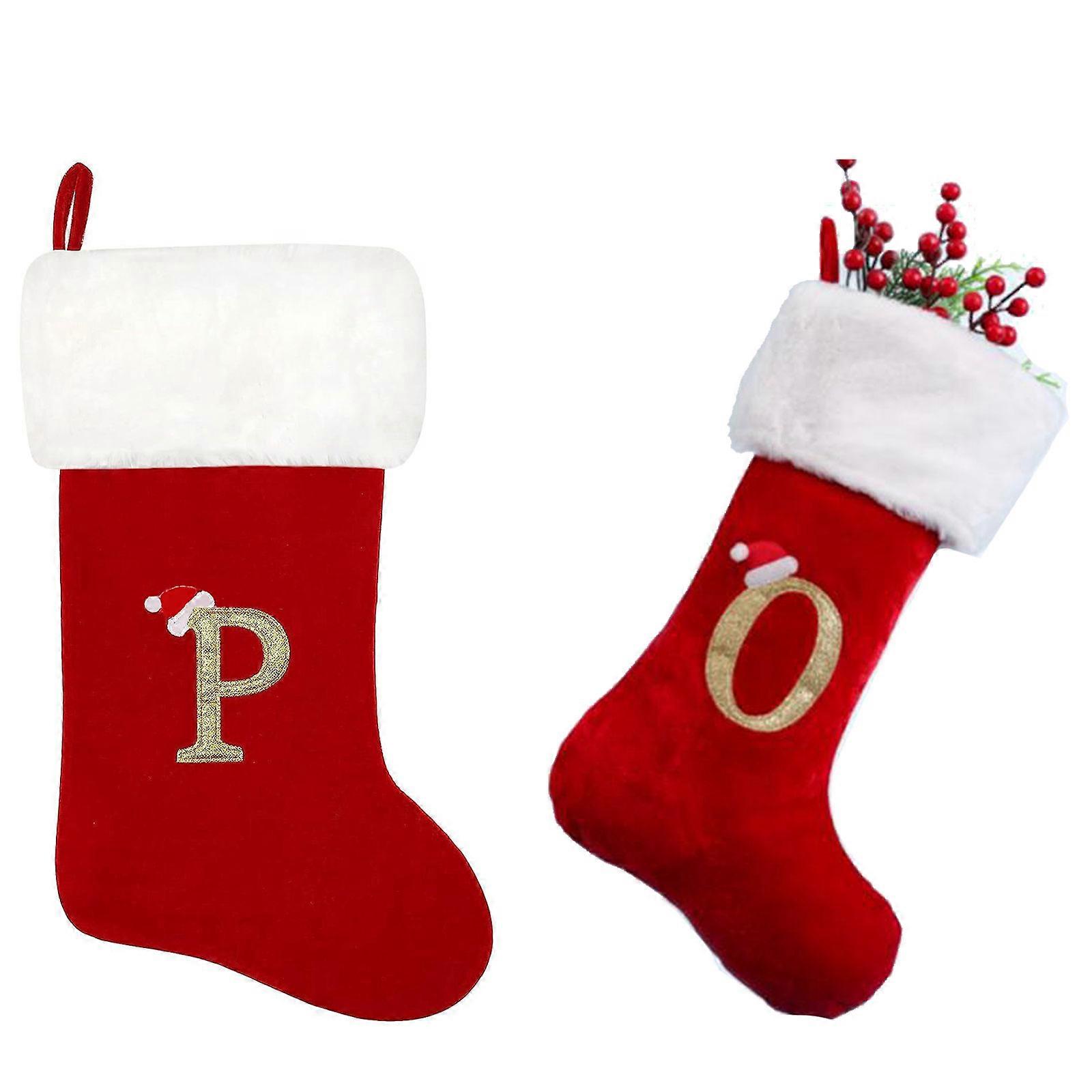 جوارب عيد الميلاد الكبيرة زينة عيد الميلاد رسائل مطرزة محبوكة جوارب عيد الميلاد