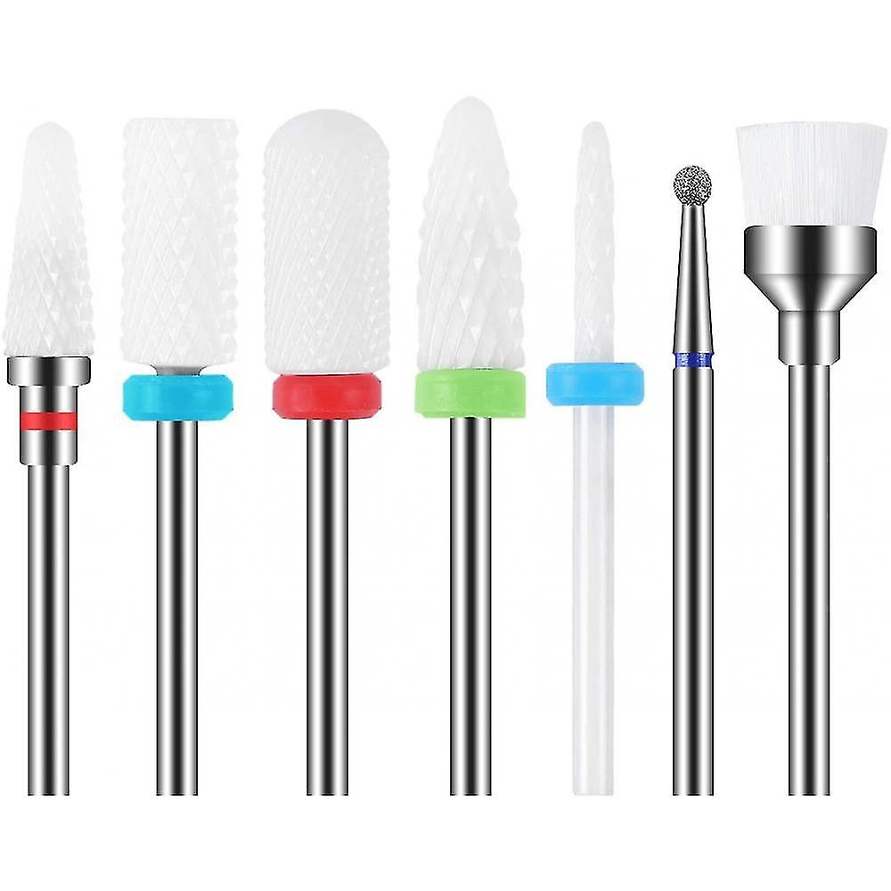 7 Pieces Ceramic Nail Cutter Bits