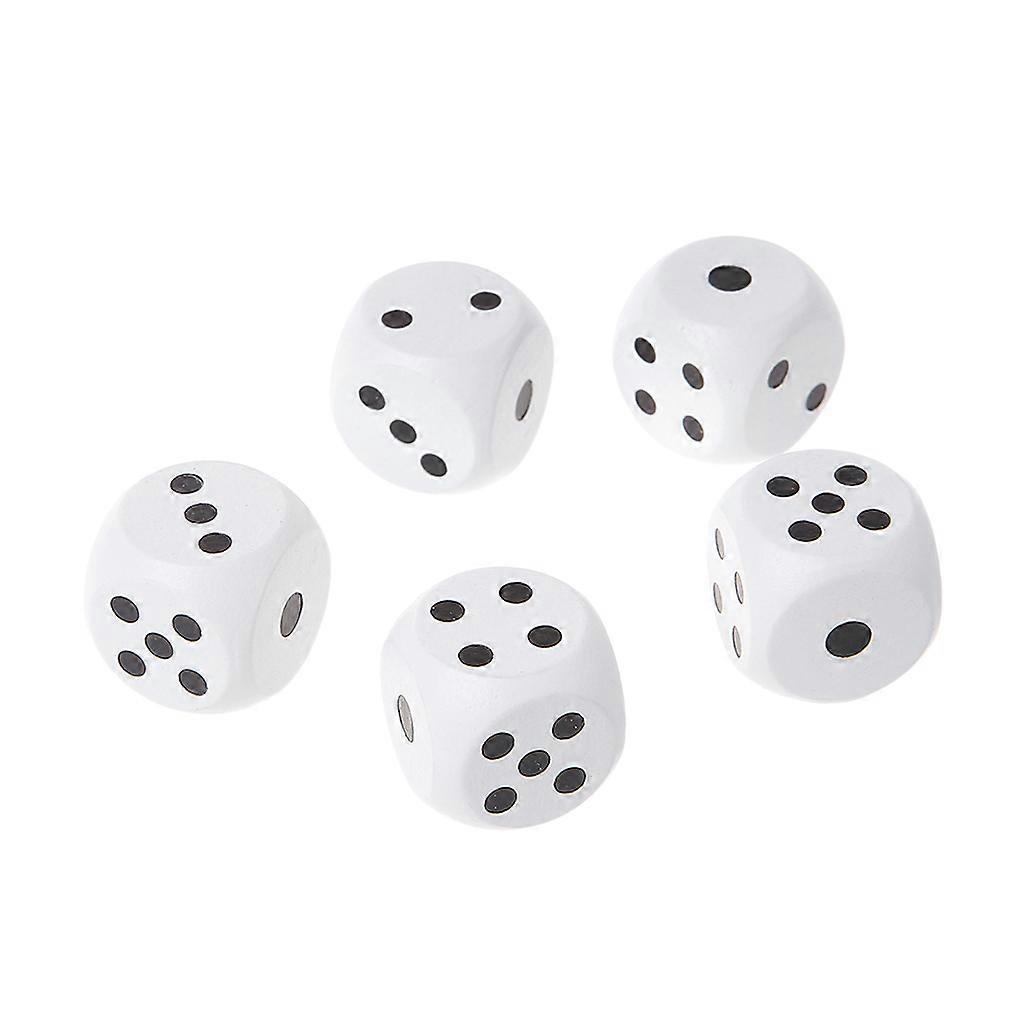 6 Sided Dice 20mm 0.78In Cubes Round Corner Kid Educational Toys DIY Board Game