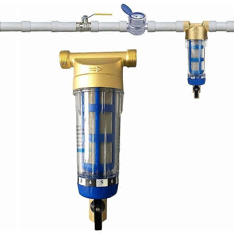 Reusable Sediment Filter - Reusable Filter - Water Prefilter - Sediment Filter - Micron Prefilter - Water Purifier Accessory - For Well Water Pipe - S