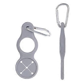 Silicone Sport Kettle Buckle Outdoor Carabiner Water Bottle Holder Towel Hook