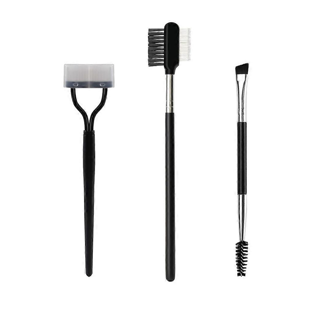 1/3 Eyebrow Comb Eyelash Separator Tools Double Ended Eye Brow Spoolie Brushes
