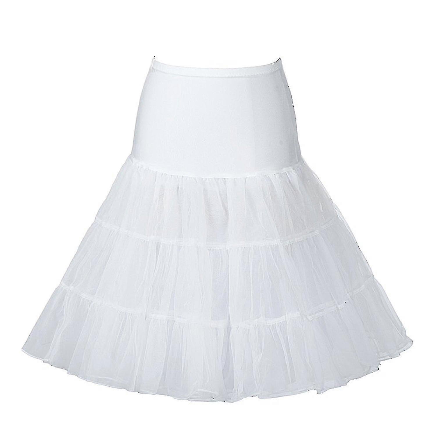 26" Retro 50s Underskirt Swing Vintage Petticoat Fancy Net Skirt