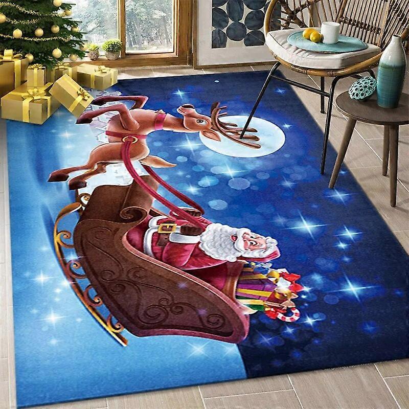 Jultomten Matta Entrédörr Matta Dekoration Mattor Soffbord Vardagsrumsmattor Sovrum Halkskydd Mattor Badrumsmatta