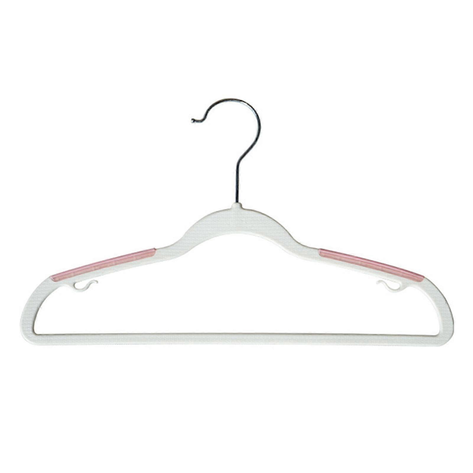 10pcs Clothes Hanger Plastic Lightweight Space Saving Laundry Hangers For Child