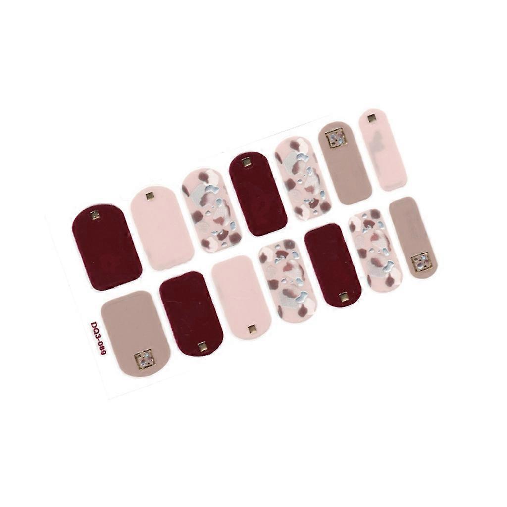 French Tip Volle Nagelfolien Nagelstreifen Wrap Stick On Nagellackstreifen