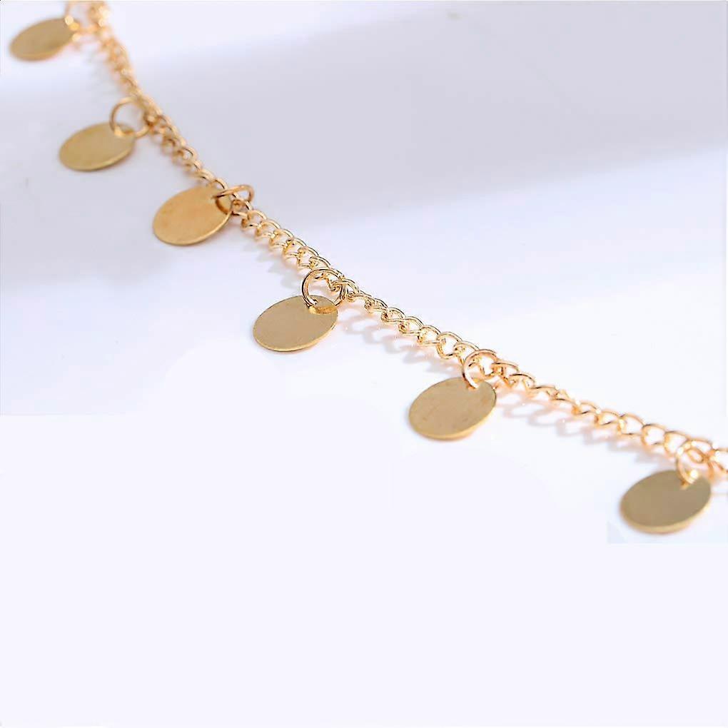 2-teiliges Kopfschmuck-Set In Gold Mit Kristall-Anhänger – Boho & Vintage Style Für Festivals & Hochzeiten