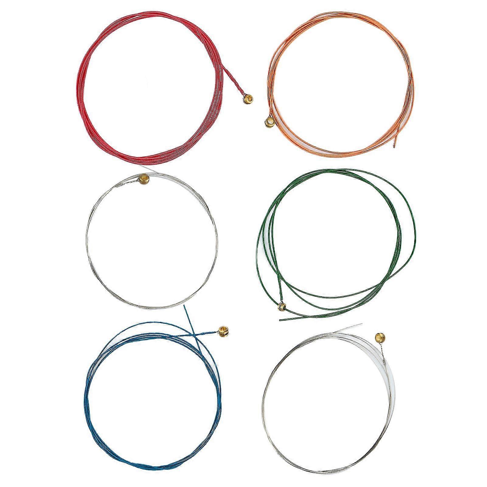 6pcs Guitar String Musical Instrument Accessory Acoustic Guitar String Replacement Changing Tool new