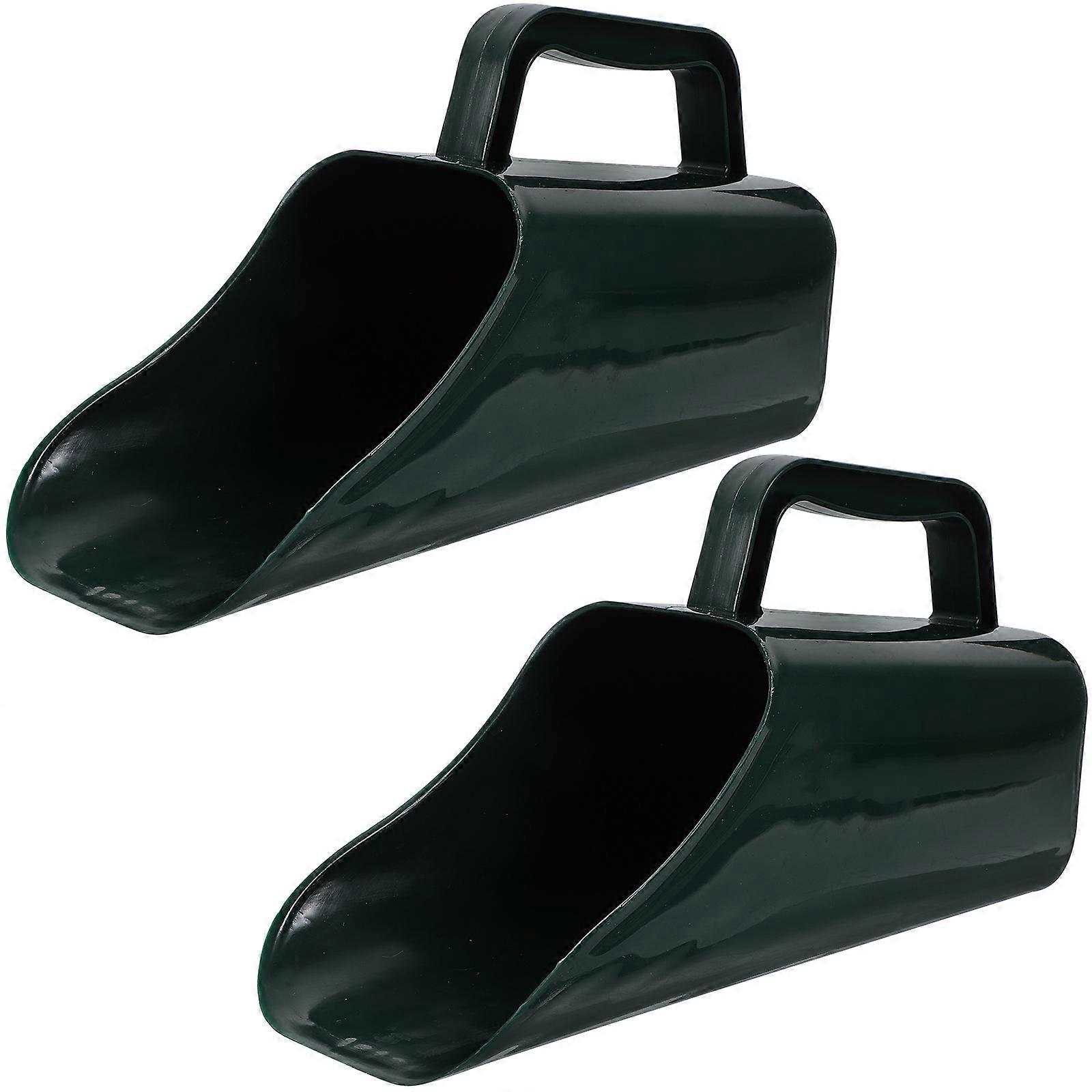 2pcs Multifunctional Fish tank Bucket Tool Sediment clearing Shovel Handheld Garden Scoop for Soil