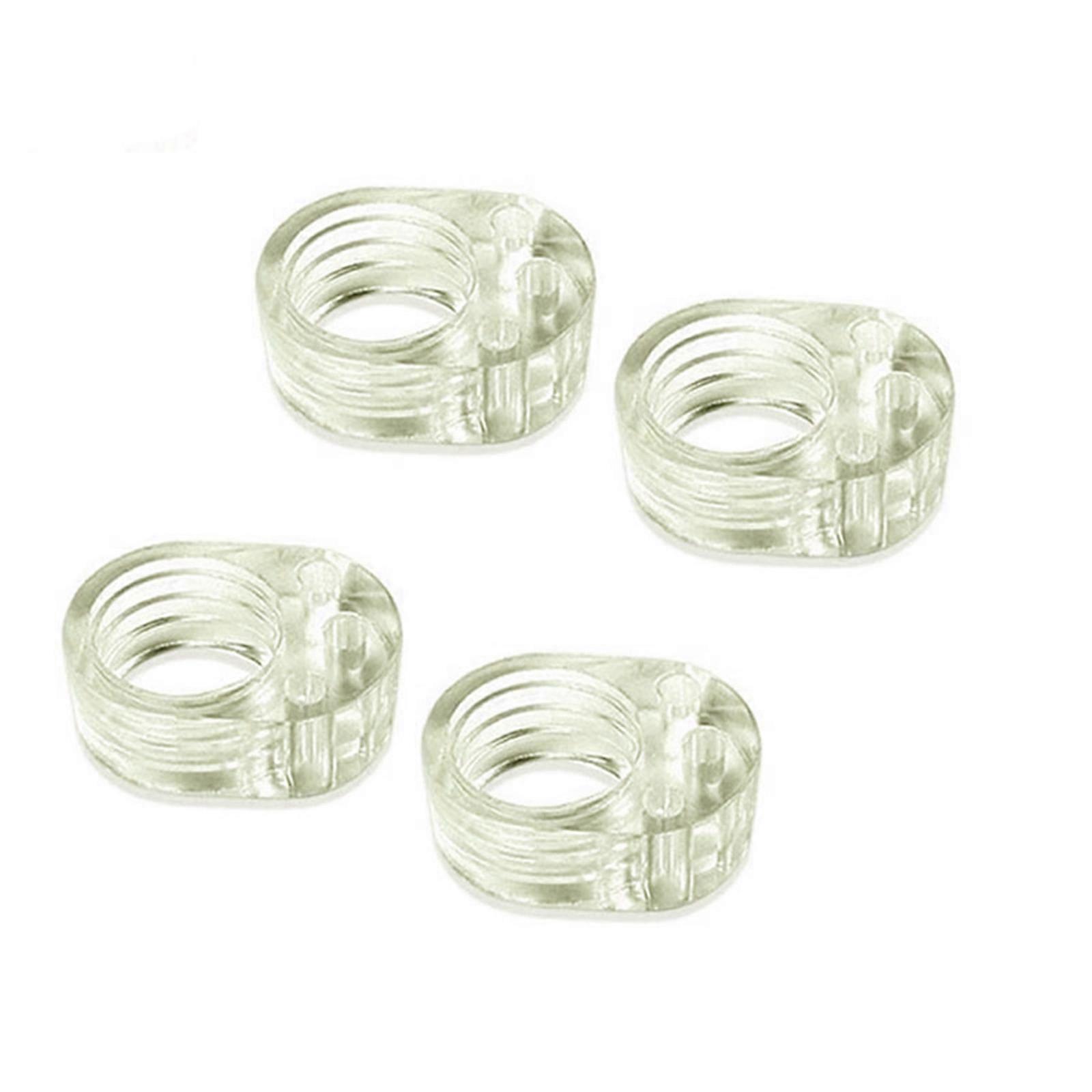 4 Pcs Silicone Door Stopper Transparent Door Handle Buffer Door Stop Knob Bumper