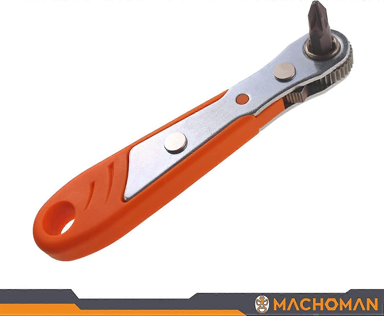 11-piece bit set, with 10 bits and 1 mini ratchet