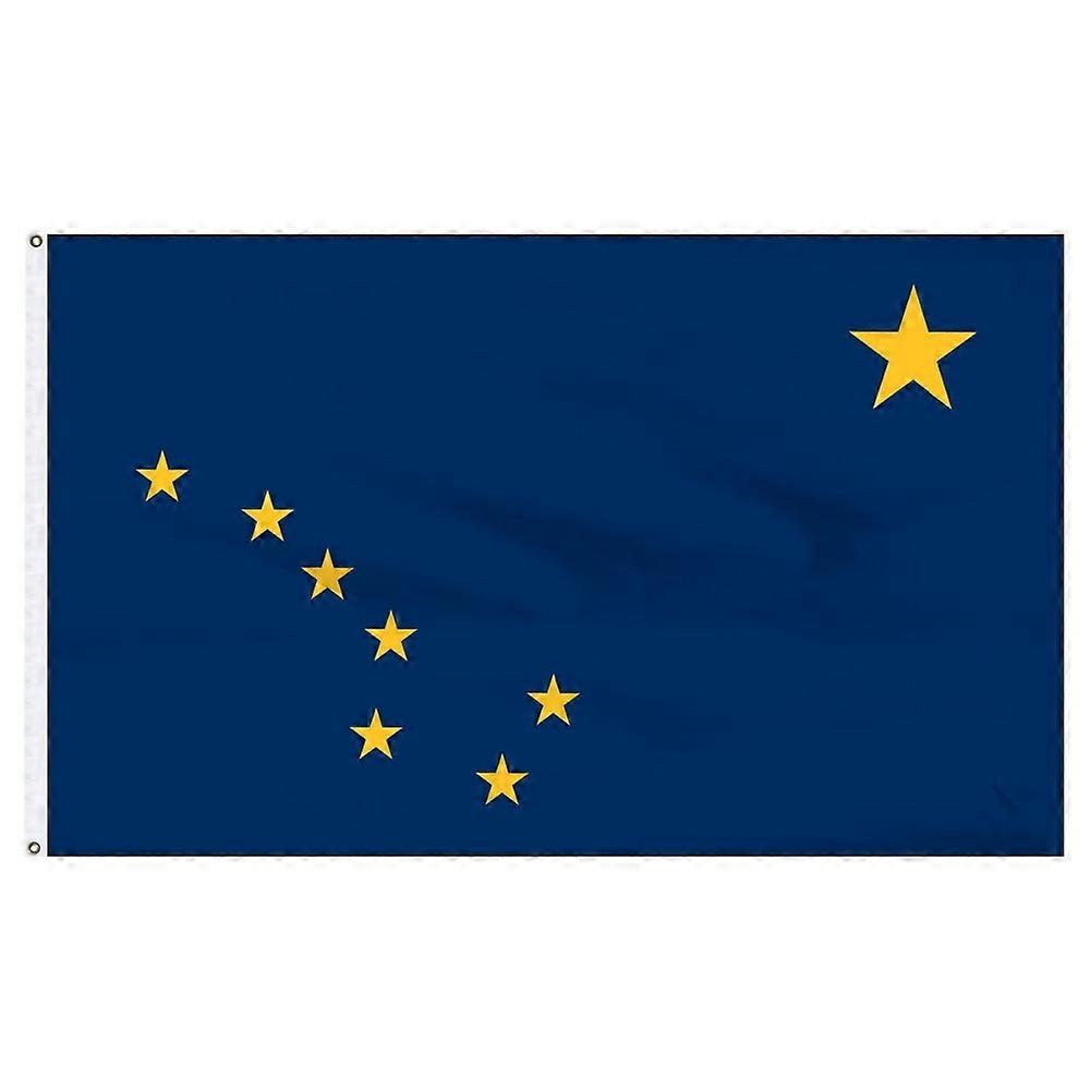 90*150Cm State Alaska Flag For Decoration