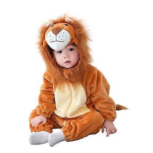 Hooded Romper Baby's Hooded Onesies Cartoon Animal Romper Baby Clothes
