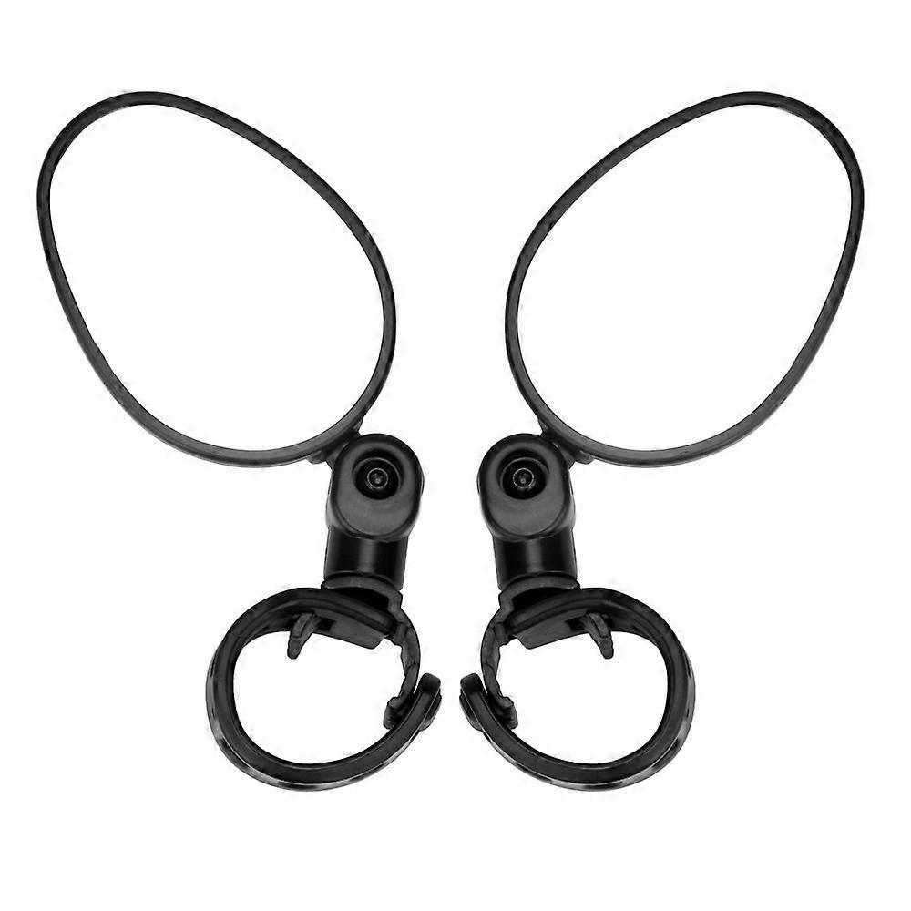 Rearview Mirror for Bicycle Motorcycle Handlebar Mount 360 Rotation Adjustable Bike Riding Round Ellipse Mirror Betterlifefg