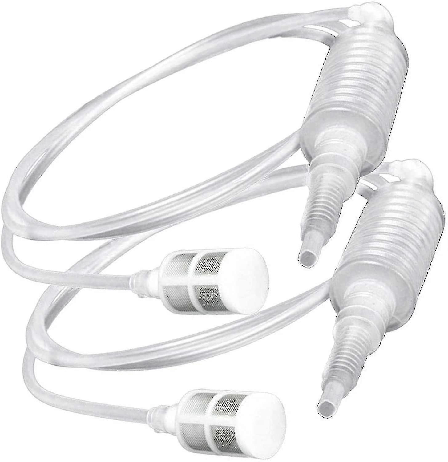 2pcs Brew Syphon Tube Home Brew Bier Siphon Filter Soft Tube Wine Making Tool wiederverwendbar, 2m