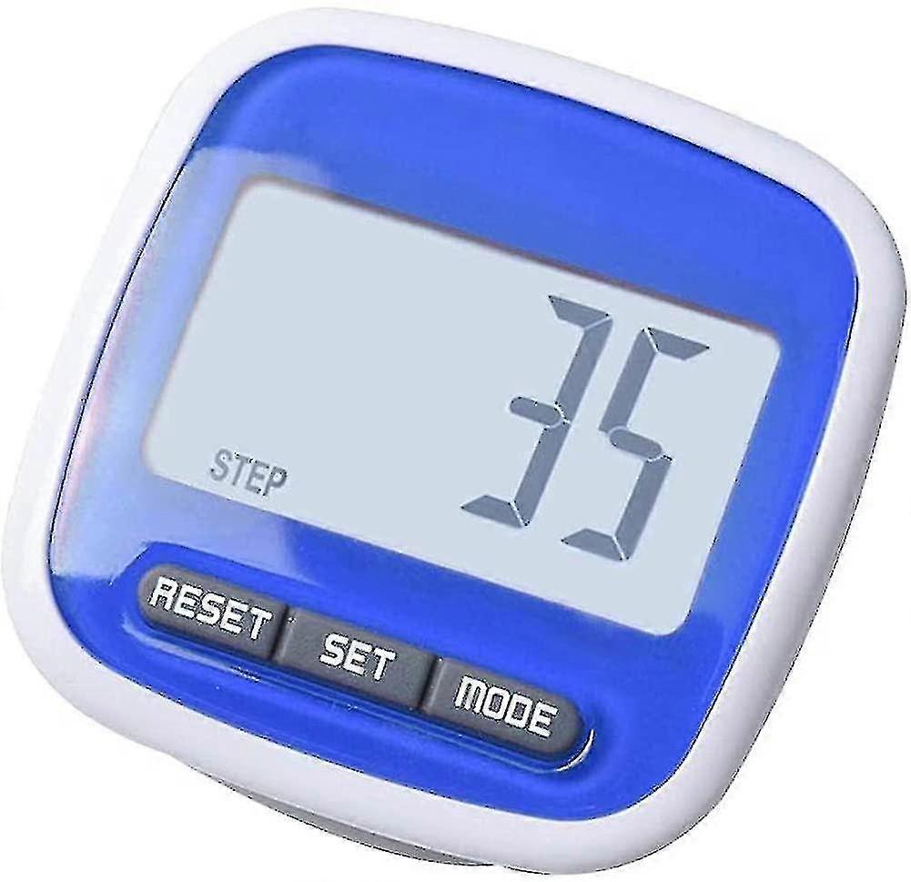 Vandrende skritteller med klips multifunksjonslommepedometer egnet for menn