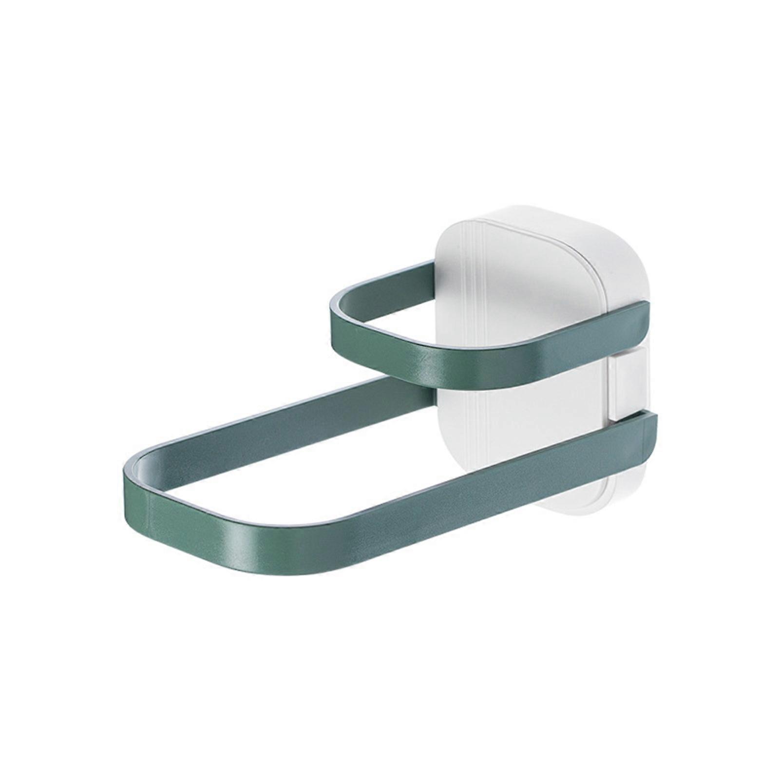 Wall Mounted Hanger Rack Foldable PS Strong Load-bearing Double Layer Hanger Holder for Home